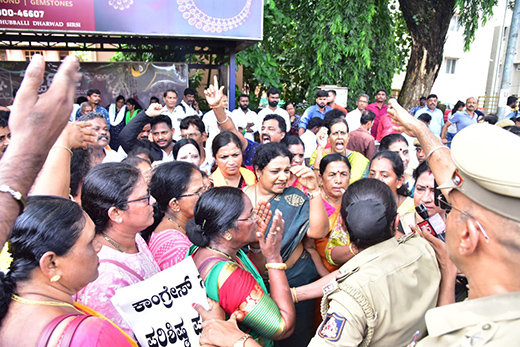 BJP protest